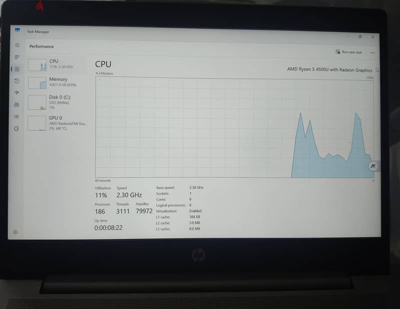 laptop hp 445 G7 6