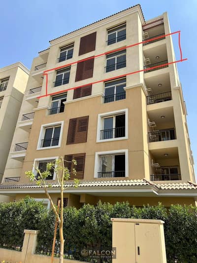 The lowest down payment is 287 thousand apartments for sale in the new Taj stage, the best location in Taj City, gathering minutes to Cairo airport,