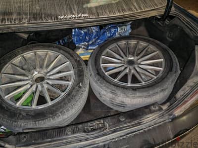 طقم جنط ١٦ سبور ٨ مسمار