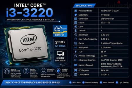 Core i3 3220