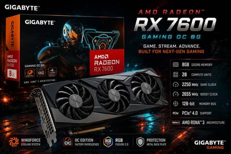 GIGABYTE RX 7600 GAMING OC