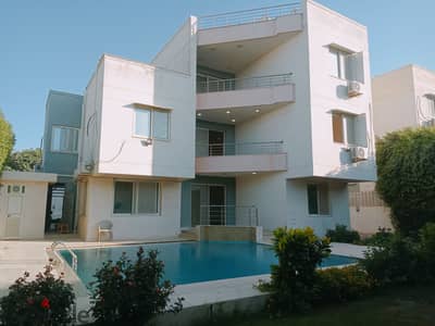 Villa for annual rent inside a compound