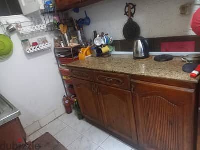 مطبخ خشب ٣ قطع عموله