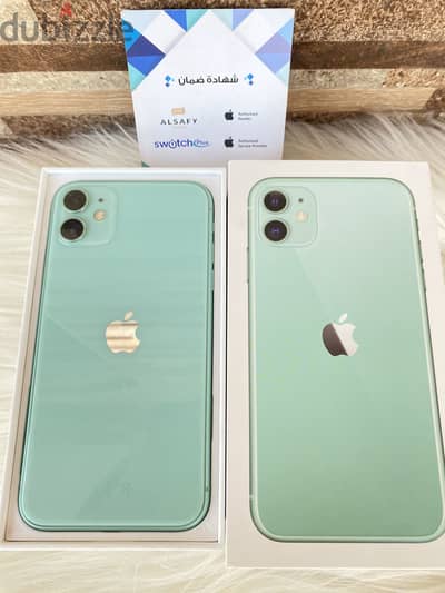 iPhone 11 Mint Green 82% With Box And Charger (Switch plus)