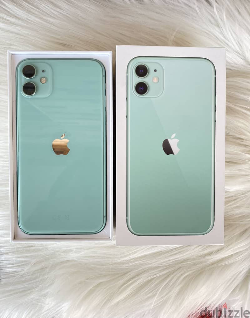 iPhone 11 Mint Green 82% With Box And Charger (Switch plus) 3