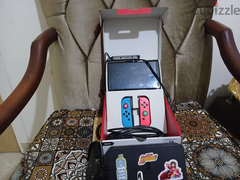 switch oled used with 3 games for 11500 1