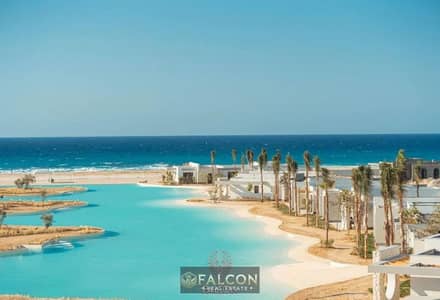 luxury chalet sea view fully finished in The Med Ras El Hekma next to june sodic near to fouka road