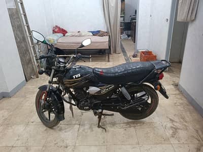 موتوسيكل tvs hlx 150 باكم المكنة زيروو