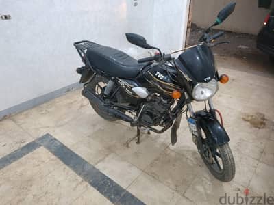 موتوسيكل tvs hlx 150 باكم المكنة زيروو