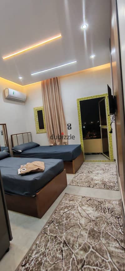 Studio for Rent – First Neighborhood, Second District    Floor: Fifth Elevator   Double with Balcony  Girls Only