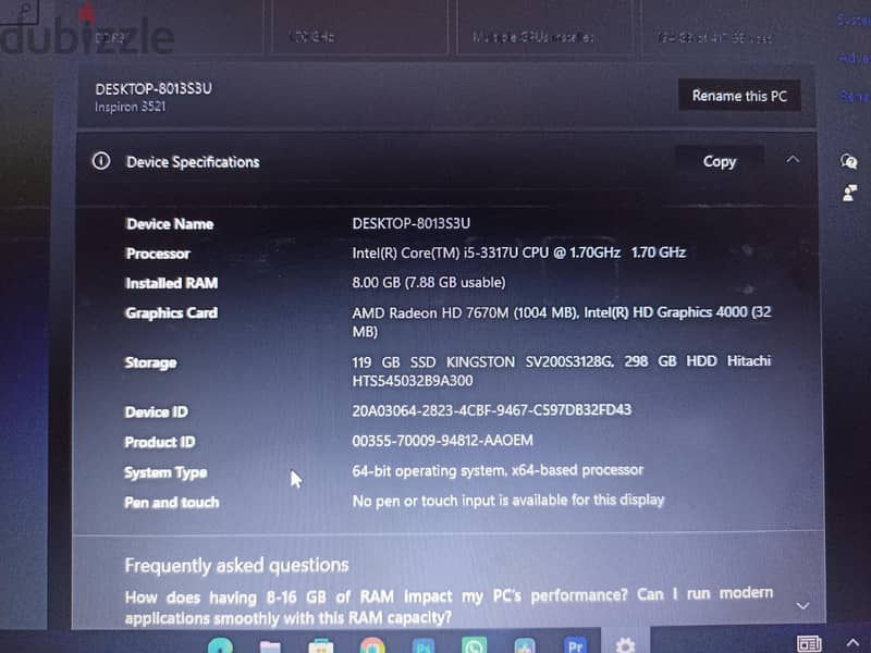 Dell 3521 4
