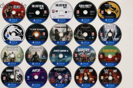 Ps4 games بدون علب