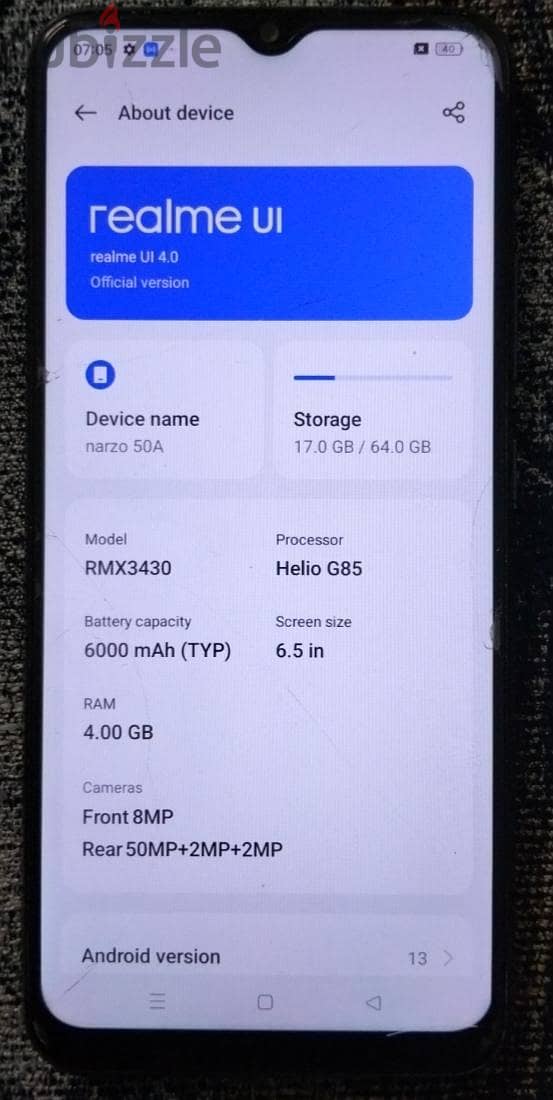 Realme Narzo 50A 1