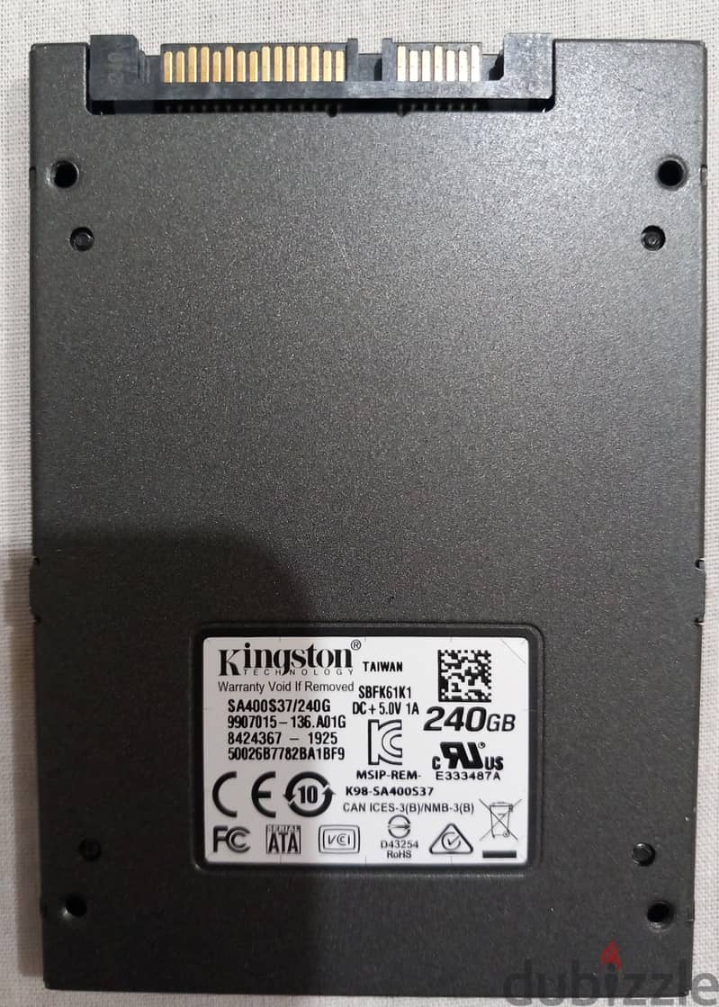 Ssd 240G Kingston 1