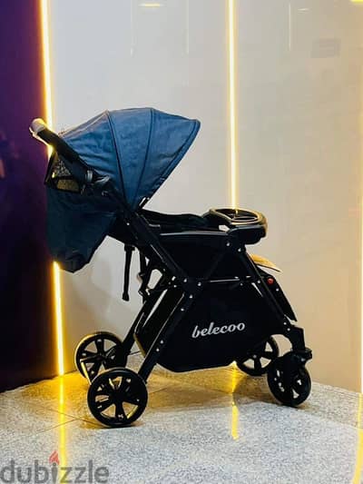 Almost new baby stroller BELECOO BRAND black