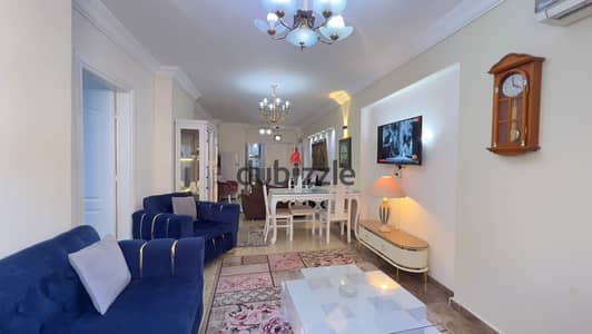 Furnished apartment for rent in Smouha 150m upscale furniture