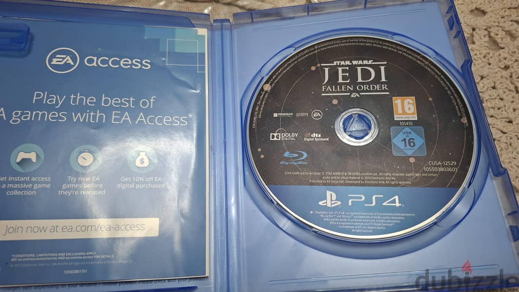 Star Wars: Jedi Fallen Order PS4/PS5 Disc/CD 1