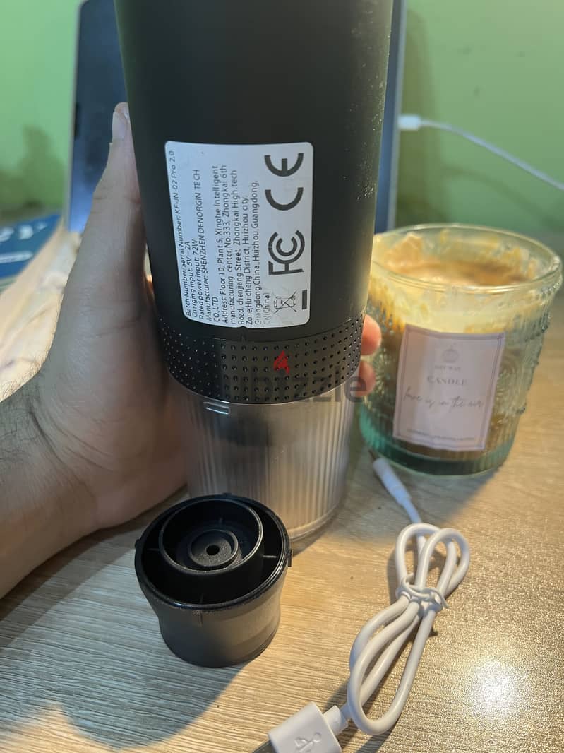 Portable espresso machine self heating 3in1 usb c 1