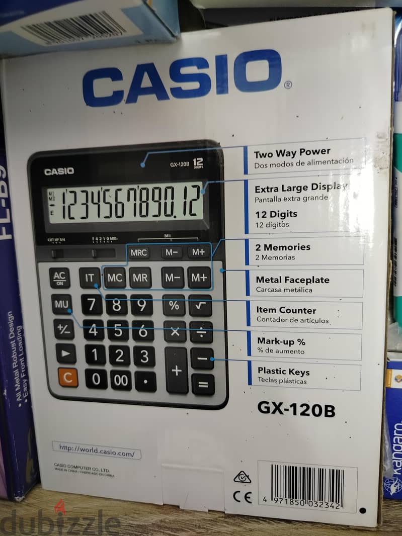 Casio GX-120B 1