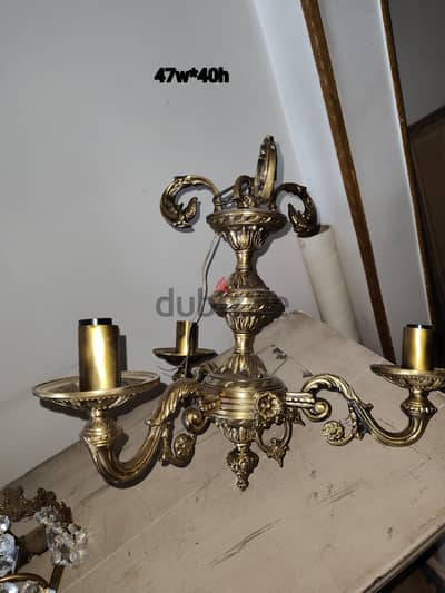 heavy, solid brass