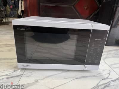 ميكرويف شارب ابيض ٣٢ لتر انفرتر جديد microwave sharp inverter 32L