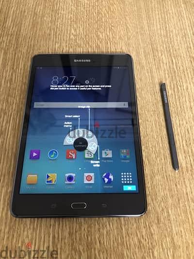 تاب سامسونج A8 معاه قلم موديل SM-P350  حالة الجديد زيرو tap Samsung A8