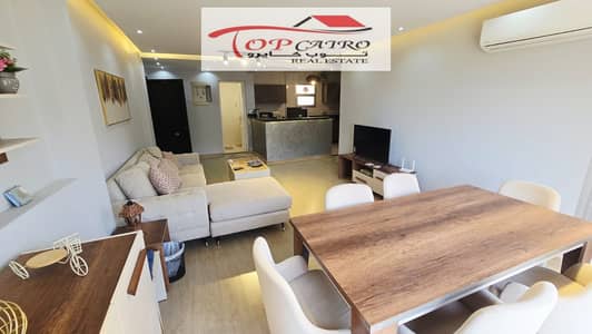 Apartment for rent furnished in Madinaty in B6 furnished with modern and new furnishings, special and distinctive finishes, and in a very distinguished location from services and the South Park