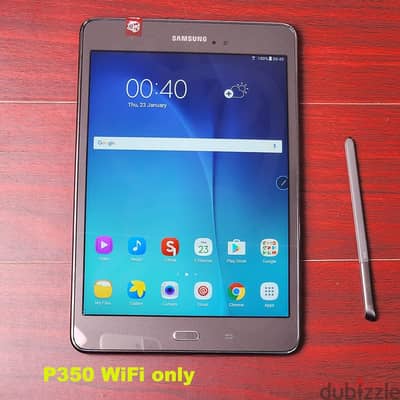 تابلت سامسونج A 8 يدعم قلم كتابة موديل SM-P350 new