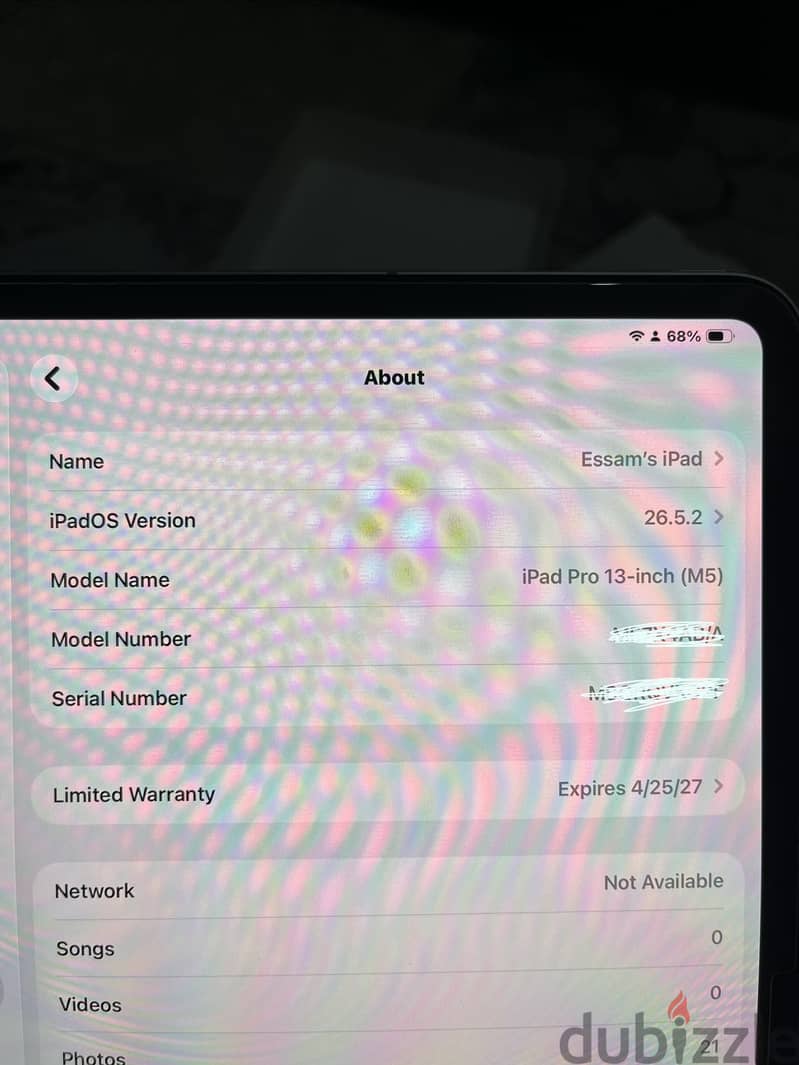 Ipad pro m5 13 inch Wi-Fi + Cellular 8
