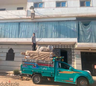 سياره نص نقل للعفش والاغراض والأجهزة الخفيفة