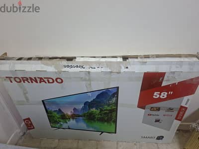شاشه تورنيدو 58 بوصه 4k