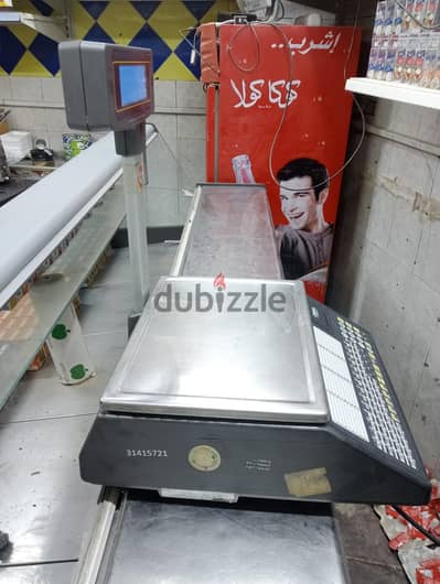 ميزان باركود اسباني ماركة DIBAL بحالة ممتازة جدا