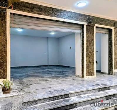 Store for rent in Zahraa Al-Maadi, branching off from 50th Street, next to Strip One Mall