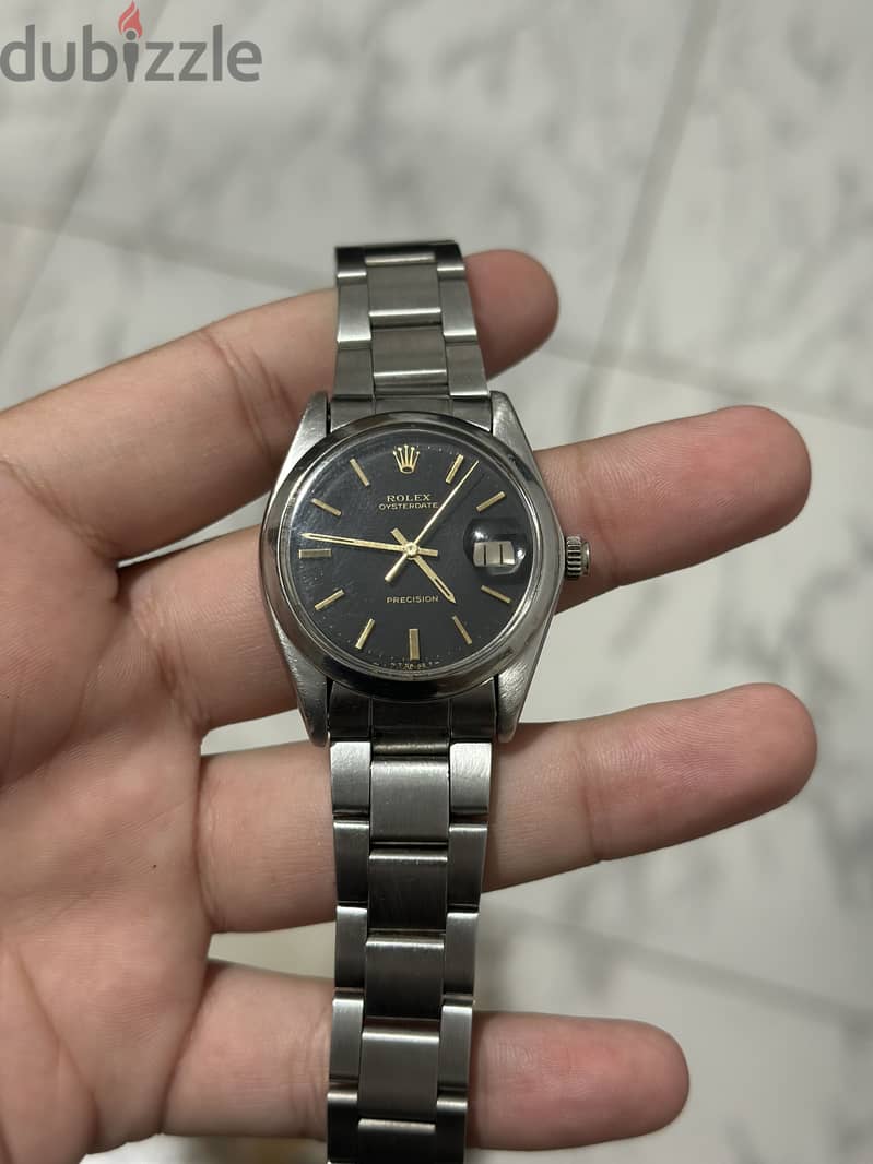 Original Rolex Oysterdate Precision 6694 model year 1970 3