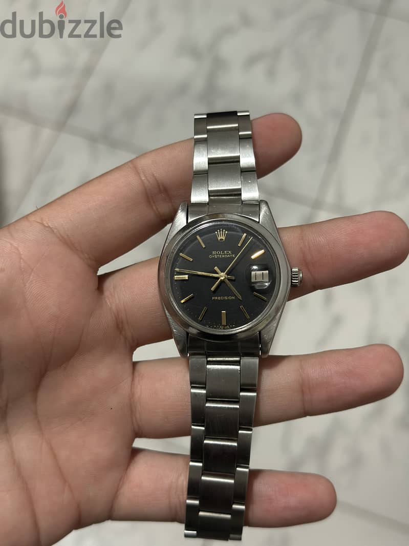 Original Rolex Oysterdate Precision 6694 model year 1970 4