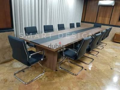 ترابيزة اجتماعات مودرن خشب mdf اسباني/ meeting table/ اثاث مكتبي