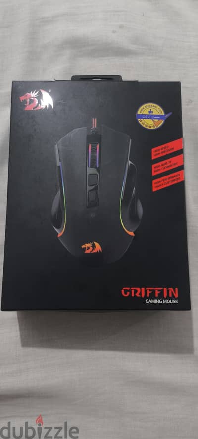 ماوس ألعاب Redragon Griffin M607 (كسر زيرو / مفتوح للتجربة فقط)
