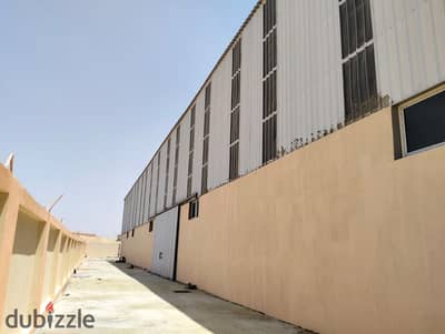Factory for rent, 6,000 square meters, prime location in the heart of the services