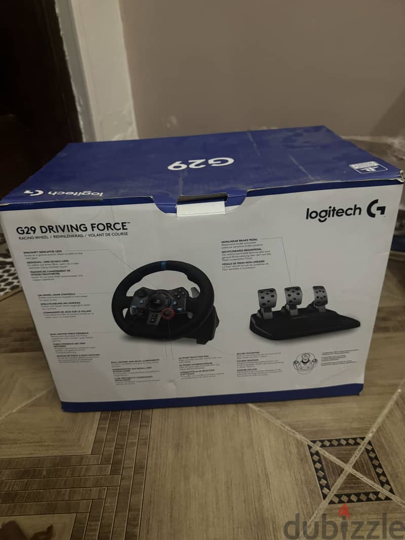 Logitech G29 Used Like New (Steering Wheel & Pedals) 1