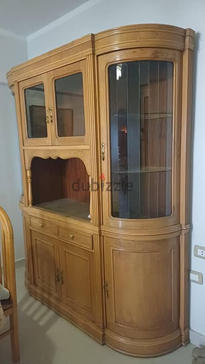 خزانه (نيش او مكتبه)خشب زان  ابيض متين