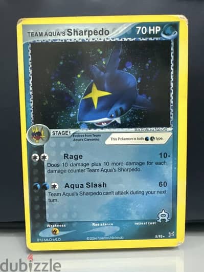 EX Team Magma vs Team Aqua Lot – Sharpedo Holo + 3 others (played)