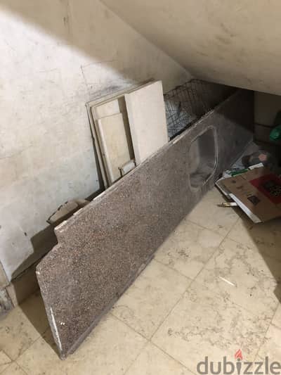 رخامة مطبخ بالحوض