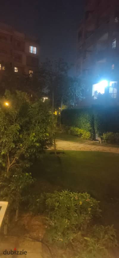 For rent in Madinaty: 124 sqm ground-floor apartment with a 60 sqm garden in Phase B6, just steps away from South Park.