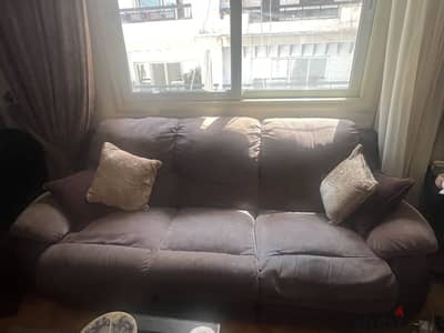 2 sofas recliner set from high point