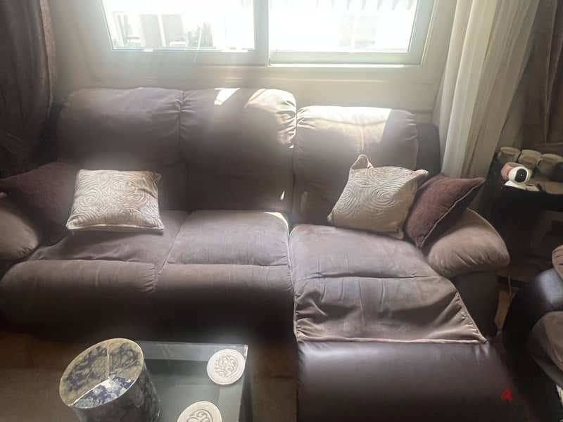 2 sofas recliner set from high point 1