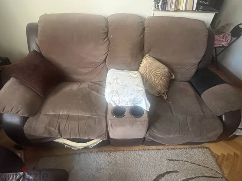2 sofas recliner set from high point 2