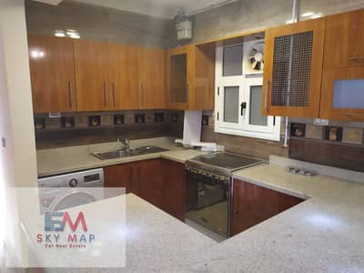 For sale in my city, a fully equipped apartment 116m with a garden view, special finishes, a prime location next to the services area at the lowest price in the market and including the kitchen
