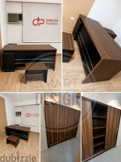 مكتب اداري مودرن خشب mdf اسباني - مكتب مدير - اثاث مكتبي