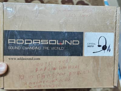 سماعة ADDASOUND Crystal SR731 أصلية - بحالة ممتازة - للجادين فقط