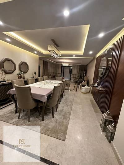 Ground floor apartment for sale with a garden, sea view, finished to a super deluxe standard, at a special price in Azad.